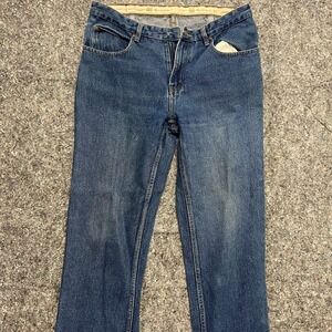 Rivers Mens‎ Slim Fit Blue Denim Jeans Size 32x28 Casual Everyday Wear Work